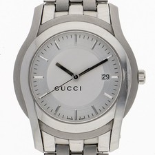 GUCCI 5500XL G class date Silver Dial Quartz Stainless Steel Men’s