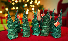 Lot of 10 Green Spiral Christmas Trees 6 for ...