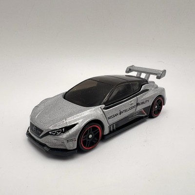 2021 HOT WHEELS NISSAN LEAF NISMO RC_02 SILVER 1:64 DIECAST 2 3/4'' CAR W/ BLACK
