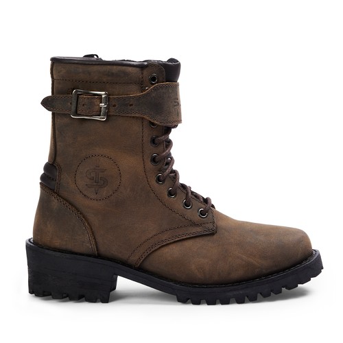 SPADA PISTON CE WP Ladies Motorcycle BOOTS BROWN SIZE 39 - Picture 2 of 5