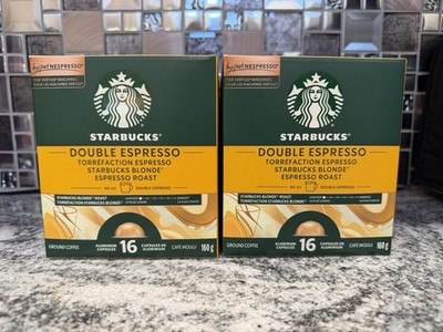 Starbucks Nespresso Double Espresso Blonde Roast, 32 Coffee Capsules