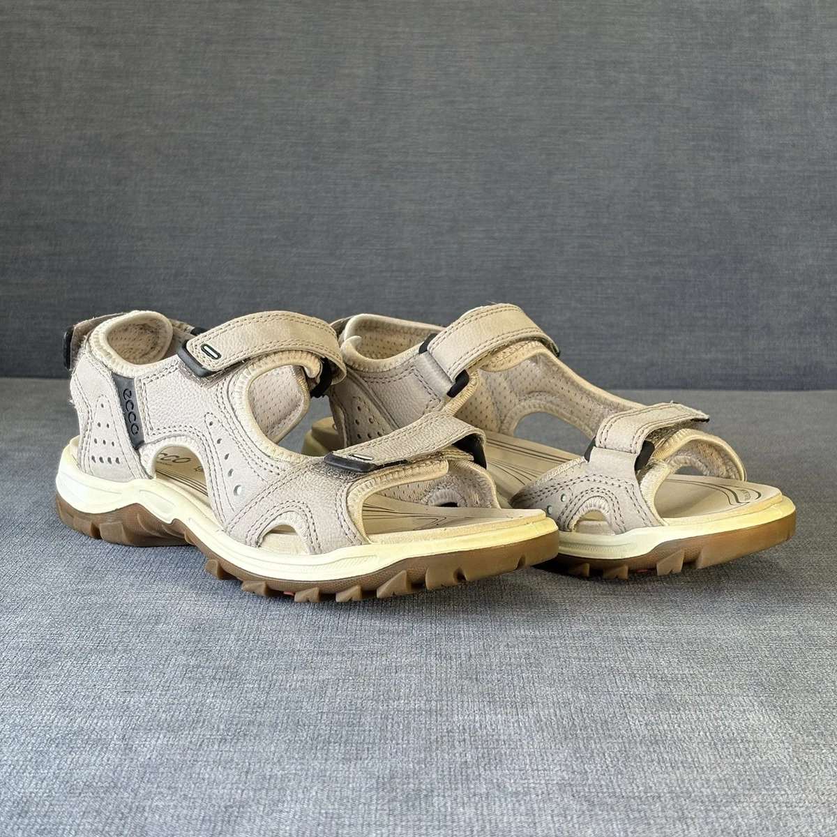ECCO Offroad Men’s Sandals 40EU (6-6.5 US) Beige Leather Hiking Walking Open Toe Women main image 3