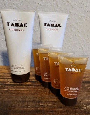 TABAC ORIGINAL, 600 ml Bade & Duschgel 2 x 200 ml + 4 x 50 ml, Neu