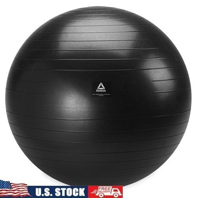 Weighted Stability Ball Kit Anti-Burst Core Training Equipment W/ Pump New