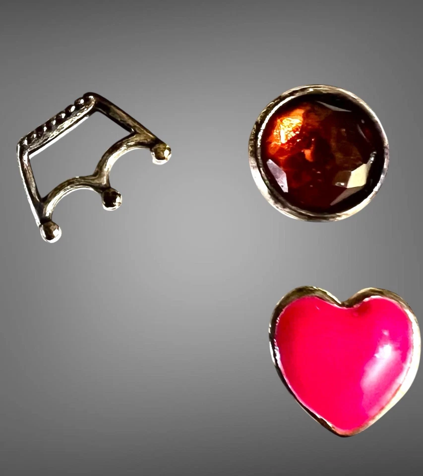 DIFÍCIL DE ENCONTRAR DE COLECCIÓN PANDORA ALE PLATA ESTERLINA COLGANTE FLOTANTE DIJES LLAVE DE AMOR CORAZÓN CORONA Foto 3 de 4