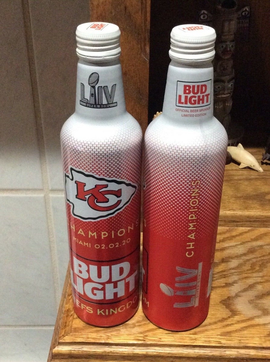 Kansas City CHIEFS SUPER BOWL LIV LVII 54 57 & 58 LOT DE 4 BOUTEILLES