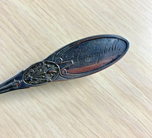 S. Hogan .925 Sterling Silver Serving Spoon - Picture 4 of 7