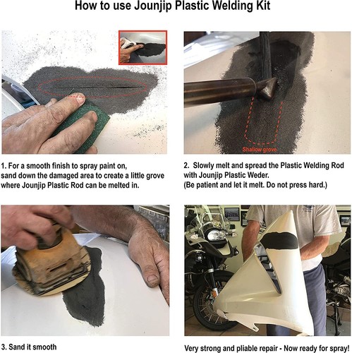 Plastic Welding Kit 80 Watts with Welder Rods Reinforcing Mesh Welding tips - Picture 12 of 18