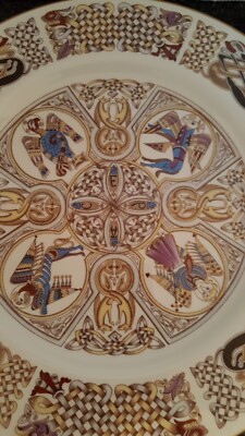 Spode Celtic Plates The Kells Plate スポード Vintage Spode Celtic Collector's Piece - the Kells Plate - Etsy Sweden
