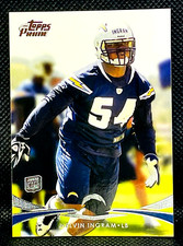 2012 Topps Prime NFL FOOTBALL - MELVIN INGRAM RC #107 - ROOKIE CARD - CHARGERS