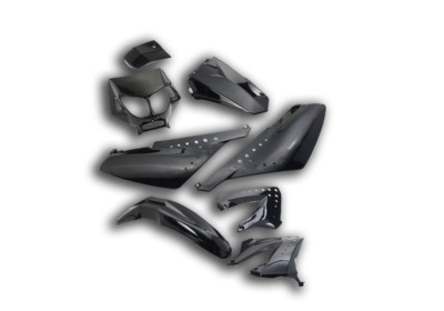 361550 Black Fairing Kit T4Tune Derbi Senda 50 R DRD PRO EU2 D50B 2005 2006 2007 