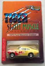 Tiger Wheels Street Muscle Collection 1970 Ford Maverick Grabber Yellow Htf