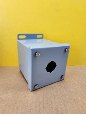 NEW Saginaw Control SCE-1PBX Push Button Encolsure, 30.5mm Hole, Gray