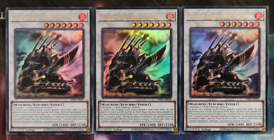 3x Tobender Kampfpanzer Säbelrhino STAS-DE023 UR 1st DEUTSCH PLAYSET Yu-Gi-Oh!