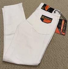 NWT Men’s Redemption Solid White Skinny Stretch Denim Jeans ALL SIZES