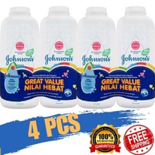 4 PCS 500g Johnson's Baby Powder Classic Cornstarch 500g Pack Original Twin Pack