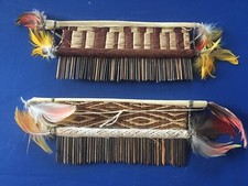 Authentic WAI WAI Amazon Brazil Amazonian Rain forest Pair of Indian Combs