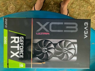  USED  EVGA GeForce RTX 3080 XC3 ULTRA GAMING 10GB GDDR6  FREE SHIPPING 