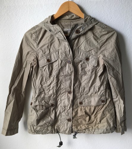 Ann Taylor Loft Twill Utility Jacket 