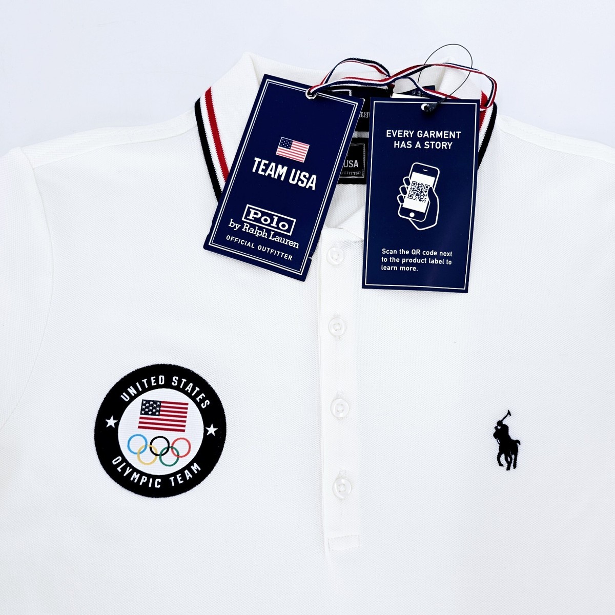SET【Polo Ralph Lauren】オリンピックUSAチーム トップ&ボトム Polo Ralph Lauren RL Team USA Olympics Womens MEDIUM M Mesh