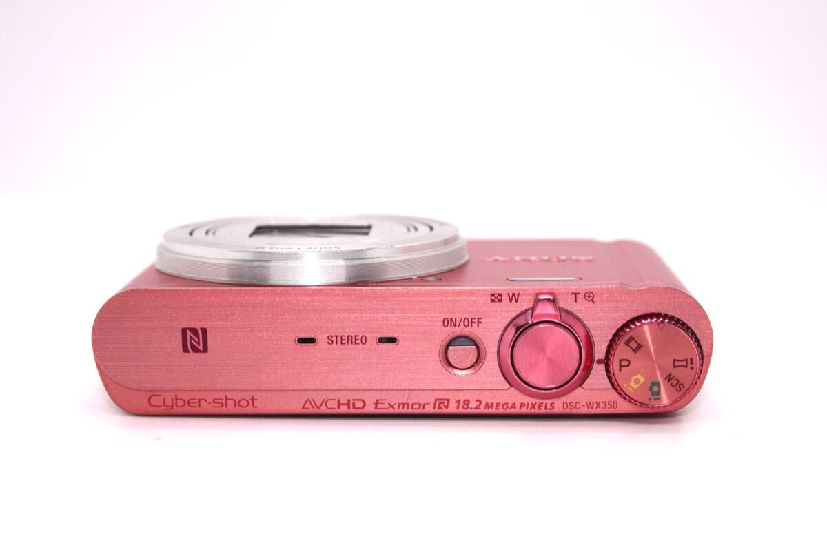 美品SONY Cyber-shot DSC-WX350 ピンク 美品】SONY ソニー デジタルカメラ Cyber-shot WX350 光学20倍