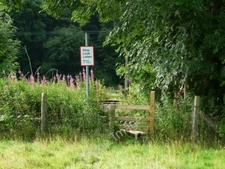 Photo 6x4 Footpath crossing railway Bedstone  c2009