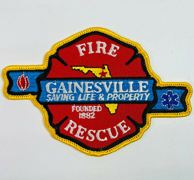 Gainesville Fire Rescue Alachua County Florida FL Patch E6A