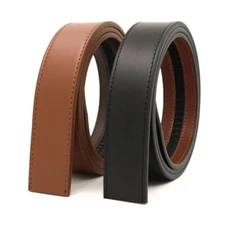 Fashion Men Automatic Genuine Leather Ratchet Belt Strap Jeans Waistband Gift