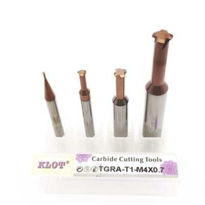 AlTiN Coated Solid Carbide Single Tooth Metric Threading Milling Cutter M1.4-M30