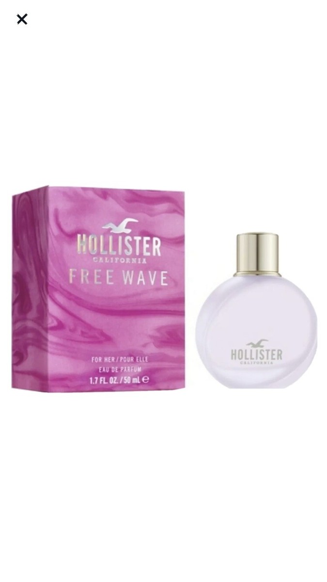 Hollister California Free Wave For Her 1.7 oz EDP. Factory Sealed