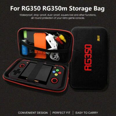 Game Console Protection Bag Dustproof Storage Carry Case for RG350/RG350m/RG351p