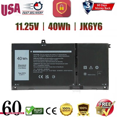 JK6Y6 C5KG6 Laptop Battery For Dell Latitude 3410 3510 Vostro 5300 5401 5501 NEW