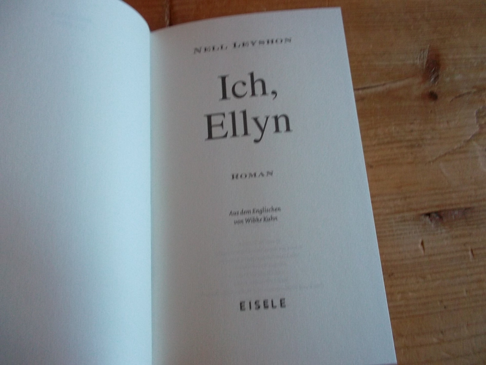 Thumbnail - Ich, Ellyn Von Nell Leyshon (2022, Gebundene Ausgabe)