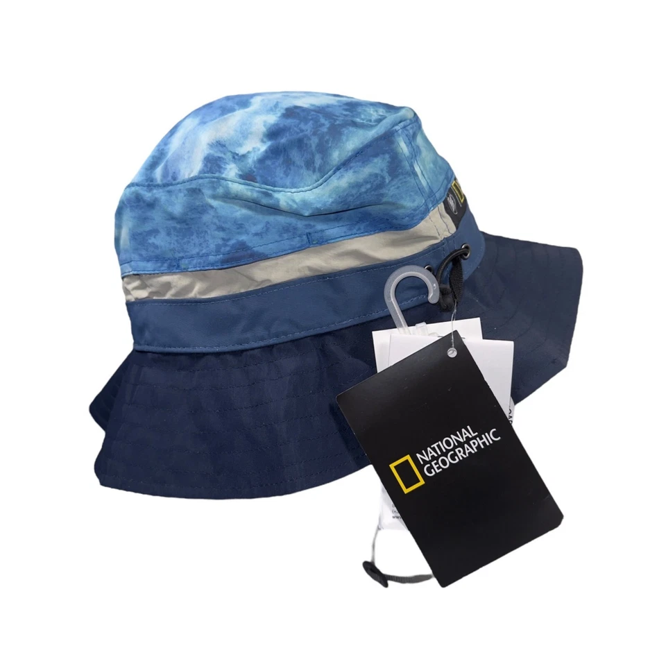 Sombrero Buff X National Geographic Zonkor Booney Bucket Grande/Extra Grande Nuevo con Etiquetas Foto 4 de 4