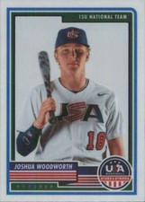 2023 Panini Stars & Stripes #40 Joshua Woodworth USA Baseball 15U National Team