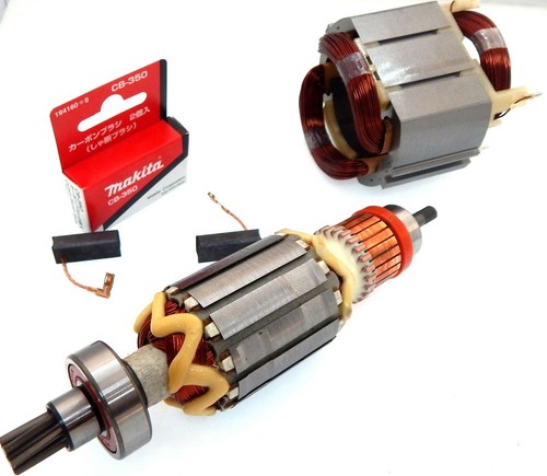 Kit Stator + Rotor + Balais Charbon Pour Makita HR4001C HR4010C HR4011C HR4003C HR4013C - Pièces De Rechange 513633-7 625758-6 CB350