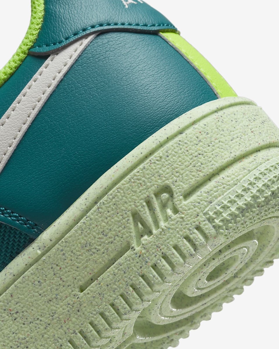 Nike Air Force 1 Low Crater Bright Spruce Volt Shoes DM1086-300