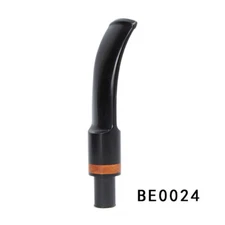 2 Pcs Mouthpiece for Tobacco Fit 9mm Bent Saddle Replacement Smoking Pipe Stem
