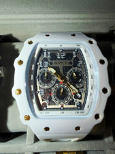 Invicta Mens Tonneau Chronograph Quartz Watch...