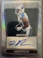2025 Prizm Black - Hakeem Nicks Sensational Signatures Auto /25