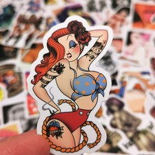 Sexy Girls Stickers For Adults100pcs Pinup Women Decals Pack For Laptops Skateb