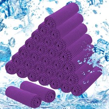 30Pack Cooling Towels, 40x12, Neck, Face, Ice, Microfiber, Bulk, Sweat, Gym