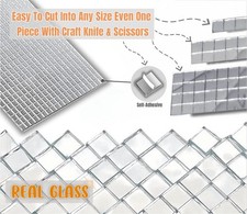 Tiles/Stickers Disco Mirror Tiles 7200 Pcs Mosaic 5 x 5mm Self-Adhesive