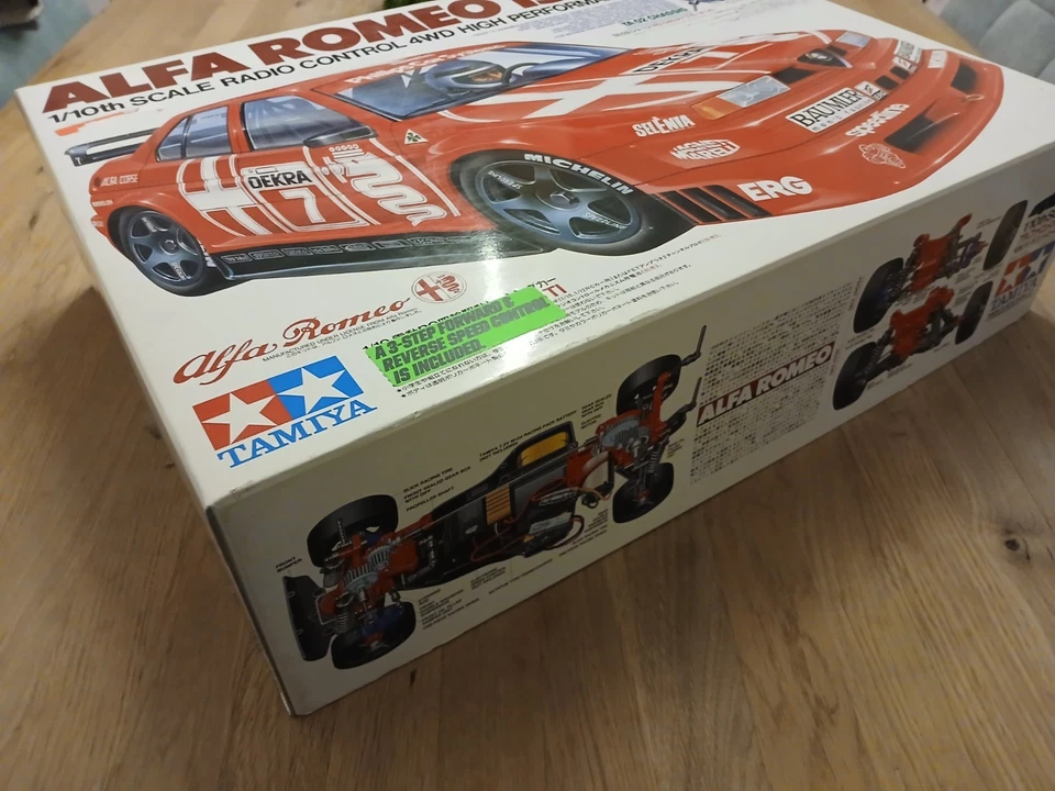 Tamiya 1:10 ALFA ROMEO 155 V6 TI - 58128 - New In Box! Vintage Tamiya Touringcar - Bild 3 von 4