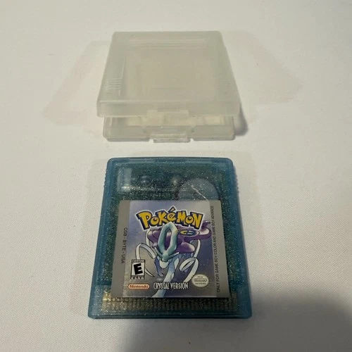 Pokemon Crystal GBC Nintendo Game Boy Color RPG Cartridge Authentic Game