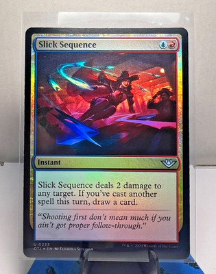 Slick Sequence Foil (Outlaws of Thunder Junction) #233 MTG near mint