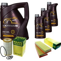 Inspektionspaket 8L Mannol 5W-40 FüR Mercedes W211 E 240 W212 R230 500 350