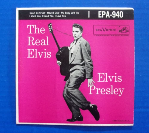 ELVIS PRESLEY - The Real Elvis (EPA-940) Original 1956 EP Cover ONLY!