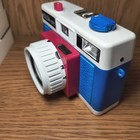 Holga 135FC 35mm Film Camera Fixed Focus Built-In Flash White/Blue/Red — photo 2