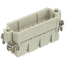 1pc HARTING ELEKTRONIK INC 09200163001 Rectangular Plug Insert, 16 PE, Size